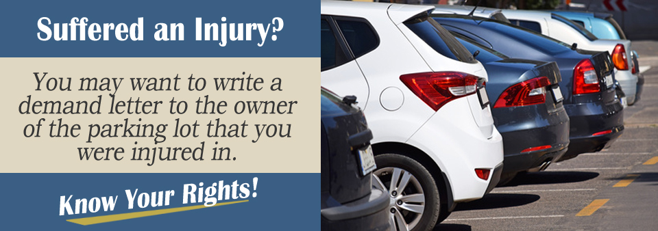 parking lot personal injury demand letter