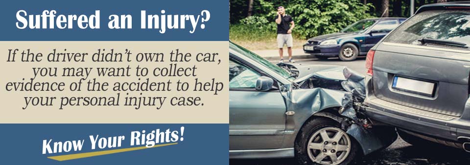 Documenting Accident Owner Not Driving Personal Injury Lawyer