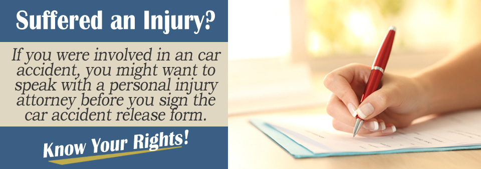 What's A Car Accident Release Form? (And Should I Sign It?)