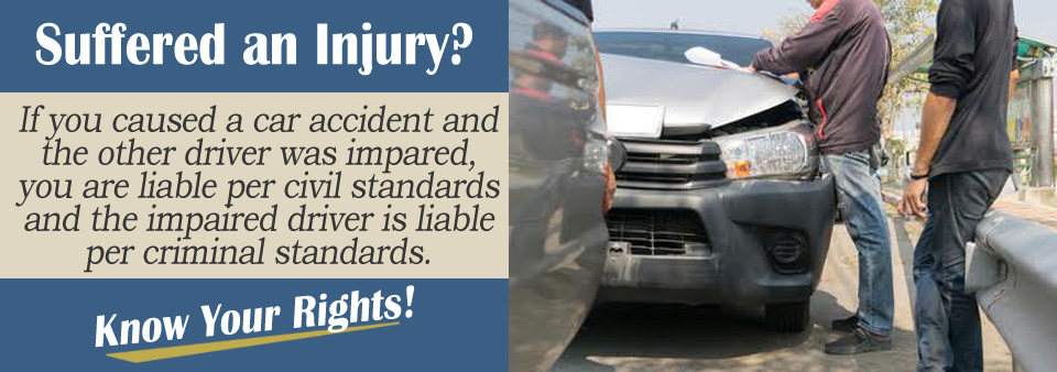 Caused Accident, but Other Driver Was Impaired, Who is Liable?