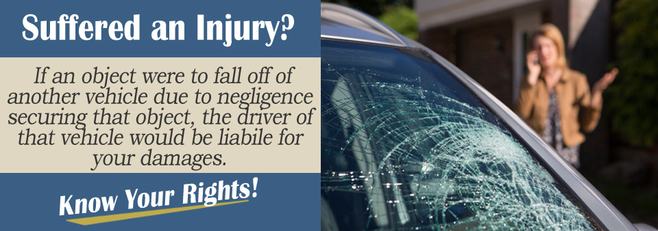 Injured By Object Falling Another Vehicle, Can I File A PI Claim?