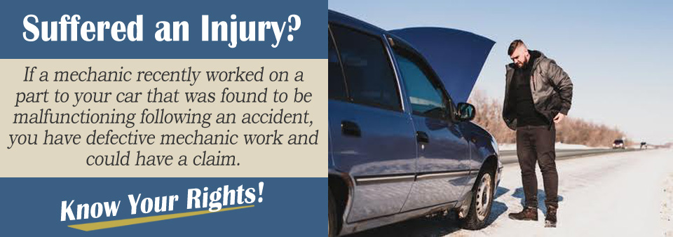 If a Mechanic’s Error Caused my Accident, Can I File a  Claim against them?