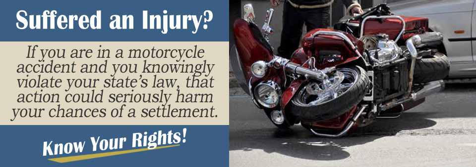 Wasn't Wearing Helmet In Motorcycle Crash. Does It Affect Case?