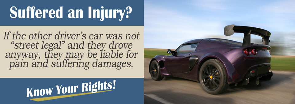 A Lawyer Explains Modified cars and personal injury cases