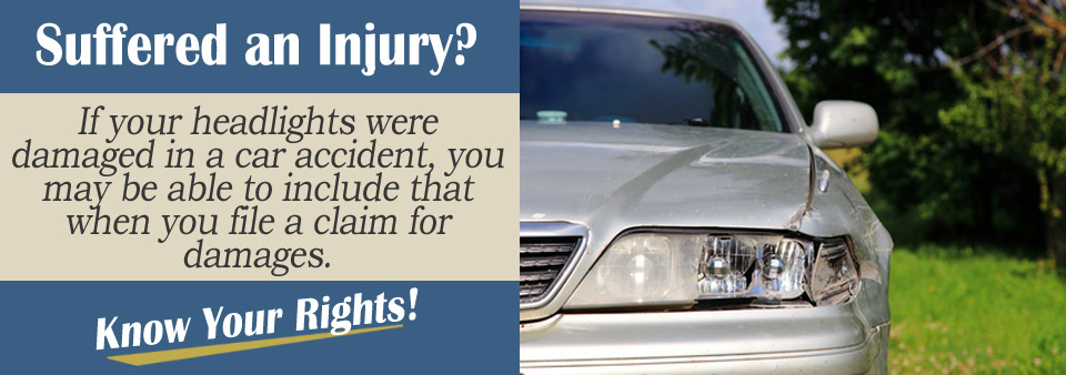 Evidence Needed to Prove Car Accident Damaged Headlights