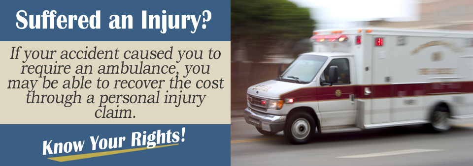 A Lawyer Explains Ambulance costs in a personal injury case.