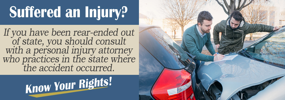 What If I Was Rear-Ended Out of State?