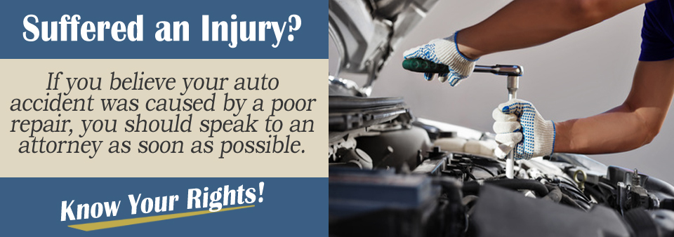 Did a faulty repair cause your crash?