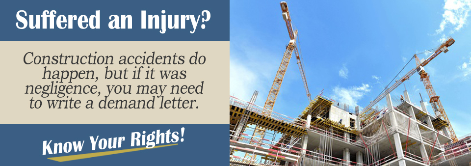 construction accident demand letter personal injury lawyer 