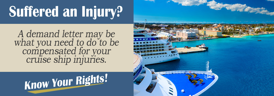 cruise ship demand letter personal injury lawyer