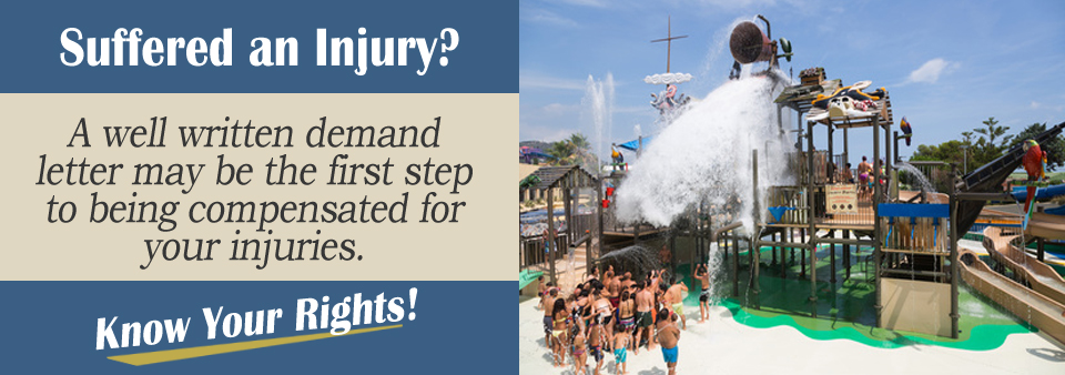 water park demand letter personal injury lawyer
