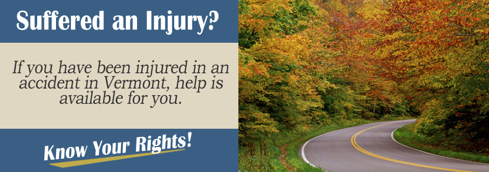 Personal Injury Help in Vermont