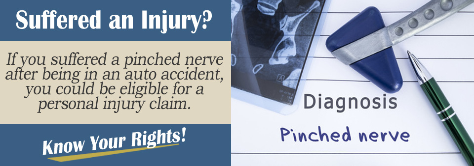 Pinched Nerve Caused by a Merging Accident 
